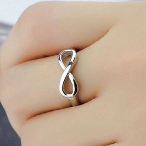 Silver Plated Infinity RIng